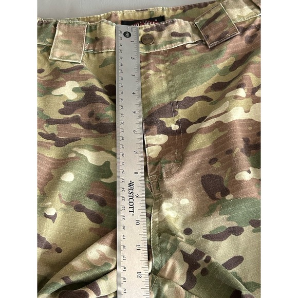 Tru Spec Pants Mens Green/Tan Camo Military Tactical Trousers 32x33 Adj Waist - Picture 6 of 10